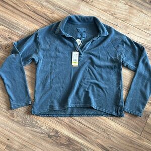 C&C California Sunwashed Crop Sweater